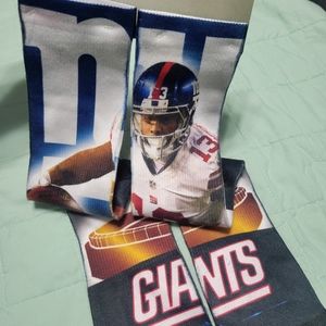 New York Giants Socks Odel Beckham Jr  NFL NY Socks NEW